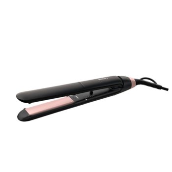 Преса за коса Philips Essential BHS378/00, ThermoProtect технология, керамични пластини с кератин, 6 LED настройки на температурата, черна | JAR Computers Philips Essential BHS378/00