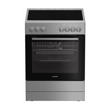 Готварска печка Indesit I6V5PMS, клас A, 66л. обем, 4 нагревателни зони, Click&Clean, Steam&Clean, инокс | JAR Computers Indesit I6V5PMS