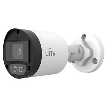 HDCVI камера UniVIEW UAC-B122-AF28M-W, насочена ("bullet") камера, 2Mpix(1920x1080@25fps), 2.8mm обектив, IR осветеност (до 40м), външна IP67, вграден микрофон | JAR Computers UniVIEW UAC-B122-AF28M-W