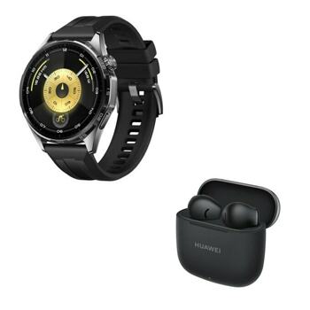 Huawei Watch GT 6 46mm Black + FreeBuds SE 3 | JAR Computers Huawei Watch GT 6 46mm Black + FreeBuds SE 3