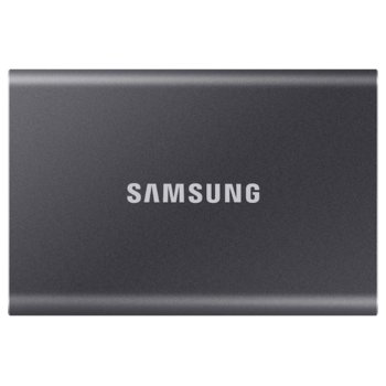 Памет SSD 500GB Samsung T7 Black (MU-PC500T), USB-C 3.2, 2.5"(6.35 cm), скорост на четене 1050 MB/s, скорост на запис 1000 MB/s | JAR Computers Samsung MU-PC500T T7 500GB Titanium