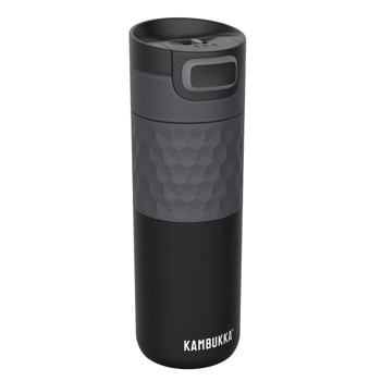 Термочаша Kambukka Etna Grip, 0.5л., неръждаема стомана, черна | JAR Computers Kambukka Etna Grip 11-01010