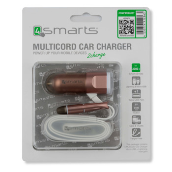 4Smarts MultiCord Car Charger 23977