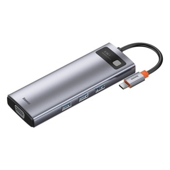 Baseus USB-C Metal Gleam Series 9-in-1 CAHUB-CU0G
