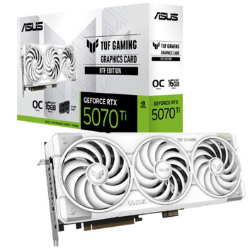 Asus GF RTX 5070 Ti TUF Gaming BTF White OC Editio | JAR Computers Asus GF RTX 5070 Ti TUF Gaming BTF White OC Editio