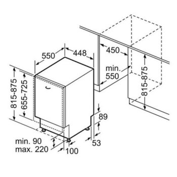 GORENJE МИАЛНА МАШИНА ЗА ВГРАЖДАНЕ GVSP165J