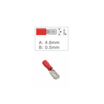Кабелна обувка Fast On ST-073/st-063, 100 бр., червена | JAR Computers Fast On ST-073 / st-063