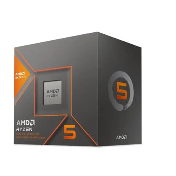 Процесор AMD Ryzen 5 8500G, шестядрен (3.5/5.0GHz, 16MB Cache, 1.5-2.5GHz графична честота, AM5) BOX, с охлаждане | JAR Computers процесор amd ryzen 5 8500g 100-100000931box