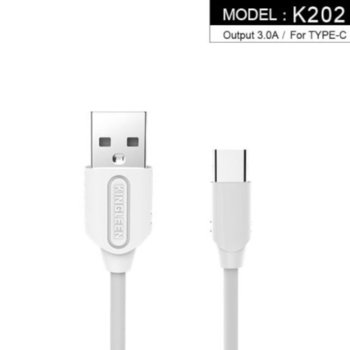 Кабел USB Type-C Kingleen K202 3A