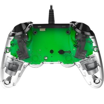 Nacon PS4 - Wired Illuminated crystal green
