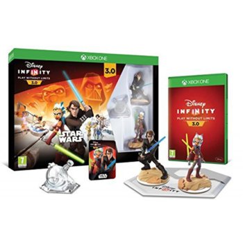 Игра за конзола Disney Infinity 3.0: Star Wars Starter Pack, Съдържа : Disney Infinity база, Disney Infinity 3.0 - софтуер на играта, Фигура Ahsoka Tano, Фигура Anakin Skywalker, Кристал за отключване на режима Play Set, за XBOX ONE | JAR Computers Disney Infinity 3.0: Star Wars