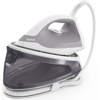 Парогенератор Tefal SV4111E0, 110 г/мин непрекъсната пара, 200 г/мин парен удар, 1200 мл. резервоар, Calc Clear, Xpress Glide плоча, 2200W, сива | JAR Computers Tefal SV4111E0