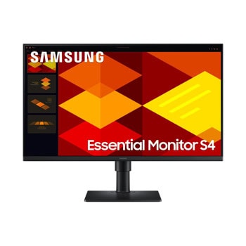 Монитор Samsung Essential Monitor S4 S40GD LS-27D406GA (2025), 27" (68.58 cm) IPS панел, 100Hz, Full HD, 5ms (GTG), 250 cd/m2, DisplayPort, HDMI, USB | JAR Computers Samsung LS27D406GAUXEN