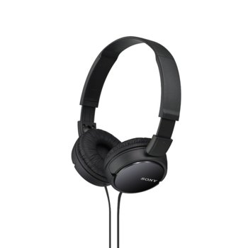 Слушалки Sony MDR-ZX110AP, 30 mm драйвери, черни | JAR Computers Sony Headset MDR-ZX110AP black