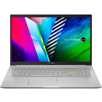 Лаптоп Asus Vivobook 15 OLED K513EA-OLED-L531W (90NB0SG2-M01L70)(сребрист), четириядрен Intel Core i5-1135G7 2.4/4.2GHz, 15.6" (39.62cm) Full HD OLED дисплей, (HDMI), 16GB DDR4, 1TB SSD NVMe, 1x USB 3.2 Gen 1 Type-C, Windows 11 Home, 1.8kg | JAR Computers Asus Vivobook 15 OLED K513EA-OLED-L531W
