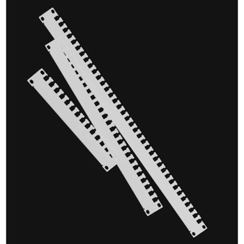 Кабелен органайзер Mirsan MR.TUP80.01, 19", 1U, черен image