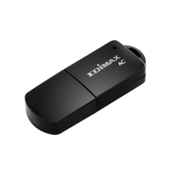 Мрежови адаптер Edimax EW-7811UTC, 600 Mbps, Wireless AC/A/B/G/N, USB Adapter | JAR Computers Edimax EW-7811UTC
