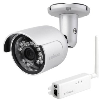IP камера Edimax IC-9110W HD Wi-Fi Mini Outdoor Network Camera, 720P, 139° Wide Angle View, IR осветление, H.264&MJPEG, microSD/SDHC слот | JAR Computers Edimax IC-9110W HD Wi-Fi Outdoor Network Camera