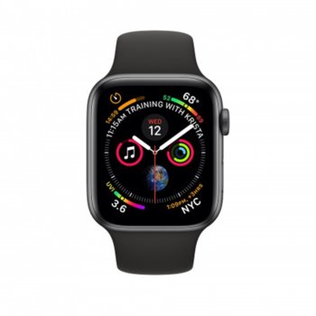 Apple Watch Series 4, 40mm Space Grey Black Sport