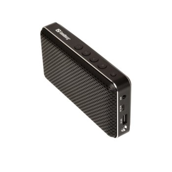 Тонколона Sandberg Buddy, 1.0, 6W RMS, Bluetooth, AUX, micro-USB, USB A, до 20 часа време за работа, микрофон, фенерче, черна | JAR Computers Sandberg Buddy