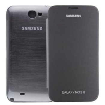 Samsung Flip Cover for Note2 Silver