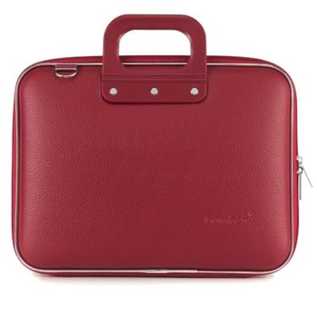 Чанта за лаптоп Bombata Mediobombata Classic borgogna red, до 14" (35.56 cm), червена | JAR Computers Bombata Mediobombata Classic 14 inch borgogna red