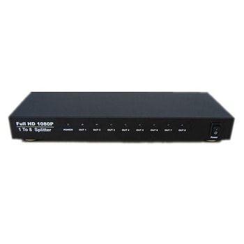 HDMI сплитер Estillo HDSP0008M1, от 1x HDMI(ж) към 8x HDMI(ж), HDMI 1.3, 1 устройство | JAR Computers Estillo HDSP0008M1