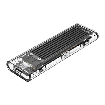 Кутия M.2 NVME (2280) Orico TCM2-C3-BK, за M.2 SSD, USB Type-C 3.1, прозрачна | JAR Computers Orico TCM2-C3-BK