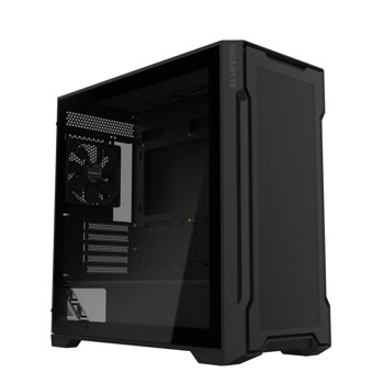 Кутия Gigabyte C102 Glass, mATX/Mini ITX, 2x USB 3.0, 2x 120mm вентилатора, с прозорец, черна, без захранване | JAR Computers Кутия Gigabyte C102 Glass GB-C102G