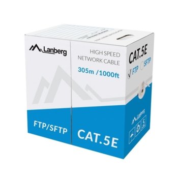 Lanberg LAN cable FTP CAT.5E 305m stranded CCA