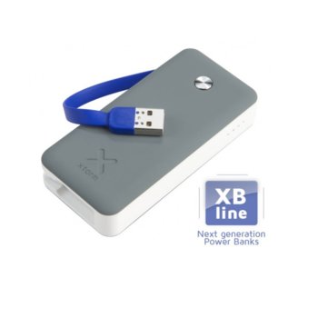 Външна батерия/power bank A-solar Xtorm Air XB100, 6000 mAh, 2x USB изхода, сива | JAR Computers A-solar Xtorm Air XB100 сива