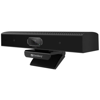 Видеоконферентна камера Sandberg SNB-134-25, Full HD, 2 Mpix, MJPEG/H264, USB 2.0, черна | JAR Computers Sandberg SNB-134-25
