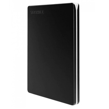 Твърд диск 2TB Toshiba Canvio Slim, черен, външен, 2.5", USB 3.2 Gen 1 | JAR Computers Toshiba Canvio Slim 2TB