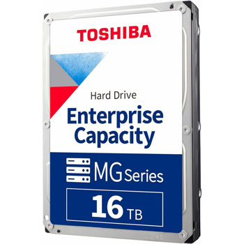 Твърд диск 16TB, Toshiba MG09ACA16TE, SATA 6Gb/s, 7200 rpm, 512MB кеш, 3.5" (8.89 cm) | JAR Computers MG09 MG09ACA16TE