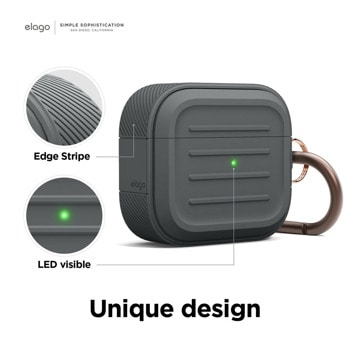 Armor Hang Case за Apple Airpods 3 тъмносив