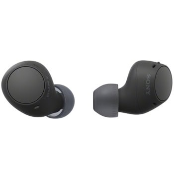 Слушалки Sony WF-C510, безжични, Bluetooth, микрофон, 6mm мембрани, IPX4 водоустойчивост, Multipoint Connection, до 8 часа време на работа, черни | JAR Computers Sony WF-C510 Black WFC510B.CE7