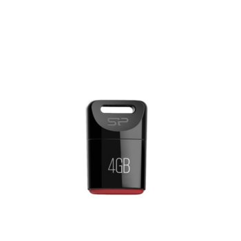 Памет 4GB USB Flash, Silicon Power Touch T06, черна | JAR Computers 4GB Silicon Power Touch T06 Black