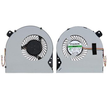 Вентилатор за лаптоп, съвместим с Asus K55 K55D K55DR (за AMD / 3 кабела) | JAR Computers CPU Fan Asus K55 K55D K55DR AMD