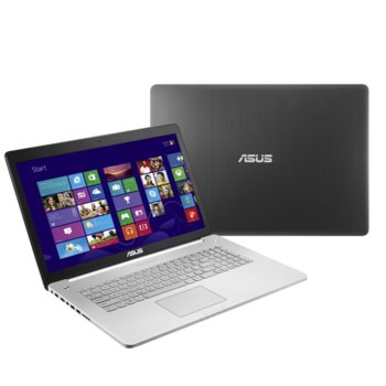 17.3"(43.94 cm) Asus N series N750JK-T4052D сребрo