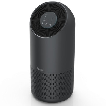 Пречиствател на въздух Hama 186437, 45W, тристепенна филтрация, HEPA филтър, за помещения до 65m2, черен | JAR Computers Hama 186437