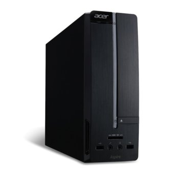 Настолен компютър PC Acer Aspire AXC-605 (DT.STEEX.074), двуядрен Core i3 4150 3.5GHz, AMD Radeon R5 235, 2GB (HDMI), 4GB DDR3, 1TB HDD, Wi-Fi, DVD RW, Keyboard & Mouse USB, Linux, 2г. | JAR Computers PC Acer Aspire AXC-605 DT.STEEX.074