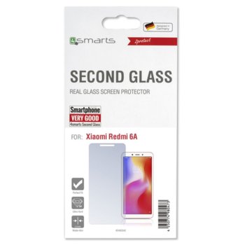 4smarts Second Glass Cover Xiaomi Redmi 6A