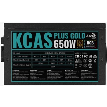 Aerocool KCAS 650W AEROPGSKCAS+RGB650-G