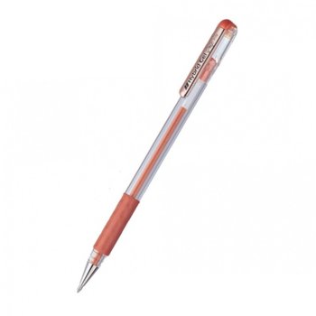 Ролер Pentel Hybrid METAL K118M Bronze, дебелина на писане 0.8mm, цвят на писане злато | JAR Computers РОЛЕР PENTEL HYBRID METAL K118M БРОНЗ