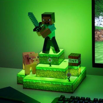 Paladone Minecraft Steve Diorama Light