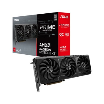 Видео карта AMD Radeon RX 9060 XT, 16GB, Asus Prime, OC, PCI-E 5.0, GDDR6, 128-bit, DisplayPort, HDMI | JAR Computers Asus Radeon RX 9060 XT 16GB Prime OC