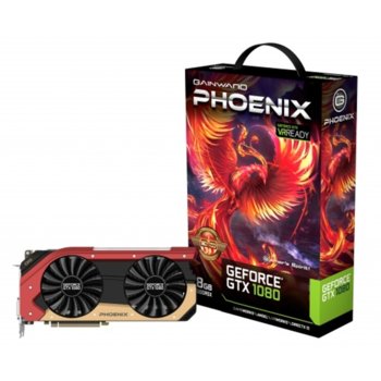 Видео карта nVidia GeForce GTX 1080, 8GB, Gainward Phoenix GS, PCI-E 3.0, GDDR5X, 256-bit, DisplayPort, HDMI, DVI | JAR Computers Gainward GeForce GTX1080 Phoenix GS 426018336-3644