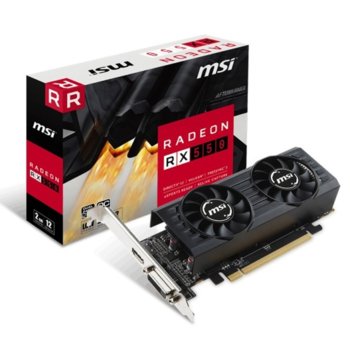 Видео карта AMD Radeon RX 550, 2GB, MSI Radeon RX 550 2GT LP OC, PCI-E, GDDR5, 128 bit, HDMI, DVI | JAR Computers MSI Radeon RX 550 2GT LP OC
