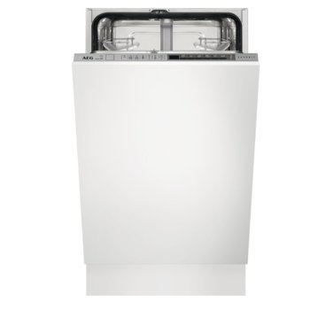 Съдомиялна за вграждане AEG FSE 63400P, A+++, 9 комплекта, 7 програми, 4 температури, отложен старт от 1 до 24 часа, функция Auto Off, бяла | JAR Computers AEG FSE 63400P