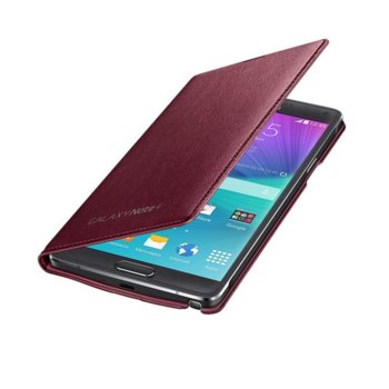 Samsung LED Flip Wallet Galaxy Note 4 N910 red